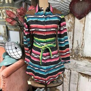 Tasha Polizzi Colt 44 Tunic Serape Dress XL